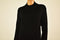 Karen Scott Womens Mock Neck Cotton Black Ribbed Knit Tunic Sweater Top Plus 2X