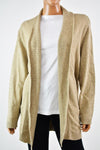 Karen Scott Women Shawl Collar Brown Open Front Marl Cardigan Shrug Top Plus 1X