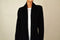 Karen Scott Womens Black Open Front Draped Cable Knit Cardigan Shrug Top Plus 2X