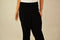 JM Collection Women Black Pull On Comfort Curvy Fit Trouser Dress Pant Plus 16W