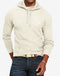 Polo Ralph Lauren Mens Long-Sleeve Off White Cotton Waffle-Knit Hoodie Sweater L