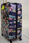 $320 Jessica Simpson 29" Pineapple Hard Expandable Spinner Suitcase Luggage Blue