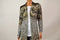 JM Collection Women's Open Front Brown Animal Print Duster Cardigan Shrug Top XL - evorr.com