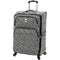 $260 NEW London Fog Greenwich 24" Spinner Suitcase Luggage Black Paisley