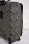 $260 NEW London Fog Greenwich 24" Spinner Suitcase Luggage Black Paisley