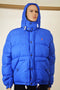 $325 New Polo Ralph Lauren Men's Blue Zip-Front Hooded Puffer Down Jacket Coat L