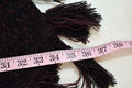 New Style&Co Womens Purple/Black Fringed Boat-Neck Poncho Sweater Top Plus 0X/1X - evorr.com