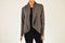 Alfani Women's Shawl Collar Long Sleeves Gray Ribbed Knit Cardigan Shrug Top XS