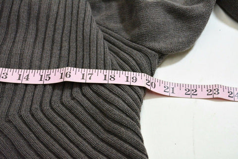 Alfani Women's Shawl Collar Long Sleeves Gray Ribbed Knit Cardigan Shrug Top XS