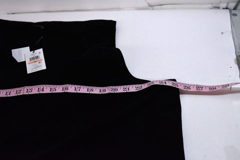 Calvin Klein Women's Stretch Black Draped Faux-Suede Knit Cardigan Shrug Plus 2X