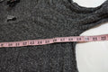 Style&Co Women's Scoop Neck Long Sleeves Gray Marl Rib Knit Tunic Sweater Top M - evorr.com