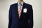 Calvin Klein Men Wool Blue 1-Button Slim Fit Tuxedo Sportcoat Blazer Jacket 42 R