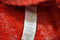 Kensie Women's Turtle Neck Long Sleeve Orange Striped Fringed Knit Sweater Top S - evorr.com