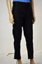 New Tasso Elba Men's Black Island Linen Flat-Front Straight Dress Pants 30 x 30