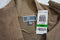 JM Collection Women's Open Front Brown Button Cuff Knit Duster Cardigan Shrug L