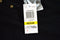 New Style&Co Women's 3/4 Sleeves Henley Black Roll Tab Crochet Trim Blouse Top M - evorr.com