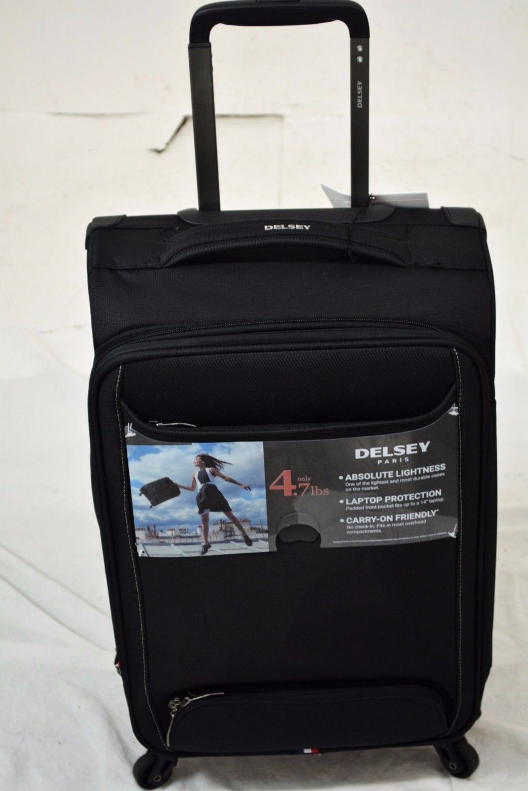 260 New DELSEY Chatillon 21" Spinner Wheel Expandable CarryOn Luggag