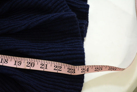Cable & Gauge Women's Shawl Collar Blue Ruffled Open Front Cardigan Shrug Top L - evorr.com
