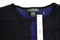 August Silk Women' Long Slv Blue Button Down Lace Illusion Cardigan Shrug Top XL - evorr.com