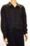 Geoffrey Beene Men's Long-Sleeves Black No Iron Sateen Dress Shirt Big & Tall 20
