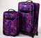 $200 TAG Travel Springfield III Print 2 Piece Luggage Set Suitcase Purple Floral