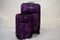 $200 TAG Travel Springfield III Print 2 Piece Luggage Set Suitcase Purple Floral