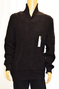 American Rag Cie Men's Long Sleeve Shawl Collar Cotton Black Pocketed Sweater XL - evorr.com