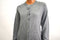 New Karen Scott Womens Long Sleeve Gray Ribbed Button-Down Cardigan Shrug Top XL