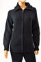 Karen Scott Women's Long Sleeve Black Collar Zip-Front Knit Cardigan Shrug Top M