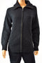 Karen Scott Women's Long Sleeve Black Collar Zip-Front Knit Cardigan Shrug Top M