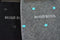 HUGO BOSS Men's Lot of 2 Pair Cotton Black Gray Dotted Crew Dress Socks One Size