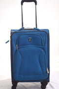 $280 Atlantic Blue Carry on 21'' Travel Expandable Suitcase Luggage