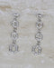 3-Tiered Hexagonal Crystal Dangle Earring