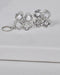 3D Floral Pattern Crystal Studded Drop Earrings id.31437