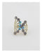 Adjustable rhinestone fan ring - evorr.com