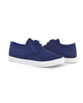 Athletic-chic converse style lace up sneakers w/print - evorr.com