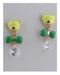 Bear face and bow earrings - evorr.com