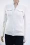 Alfani Men's Cotton Light Gray Textured Full Zip Regular Fit Cardigan Sweater S