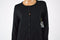 CeCe by Cynthia Steffe Women Button-Down Long Sleev Black Cardigan Sweater Top M