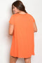 Women's Plus size V-neckline crochet details skater dress - evorr.com