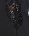 Women's Round Neck Stretch Fashion Bandage Dress with Stylish Back Black - evorr.com