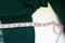 John Ashford Men's Long-Sleeves Green Striped-Texture Cotton V-Neck Sweater XL - evorr.com
