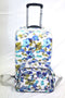 $340 TAG Pop Art 2 Piece Set Carry On Hard Luggage Expandable Suitcase Floral