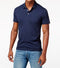 New Tommy Hilfiger Men's Short Sleeve Blue Custom Fit Hudson Jersey Polo Shirt M - evorr.com