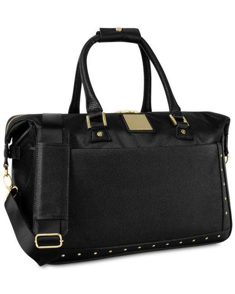 $200 Vince Camuto Loma Beige Weekender Travel Tote Bag Large