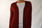 INC International Concepts Women Red Open-Front Rib-Knit Duster Cardigan Shrug M