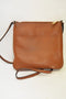 $148 Michael Kors Women's Leather Riley Small Flat Crossbody Shoulder Bag Brown