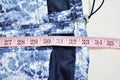 New Style&co Women's Roll-Tab Sleeves Blue Full-Zip Printed Anorak Jacket Coat S - evorr.com