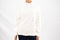 Karen Scott Women Turtle Neck Long Slv Cotton White Rib Trim Knit Sweater Top XL