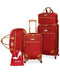 $460 New Jessica Simpson Kinsey 5 Piece Luggage Set Red Spinner Travel Suitcase